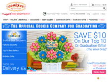 Tablet Screenshot of cookiesbydesign.com